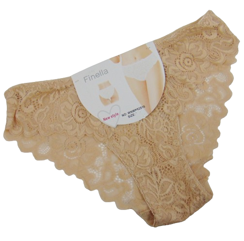 Трусы кружевные Finella 82816 XL Бежевый