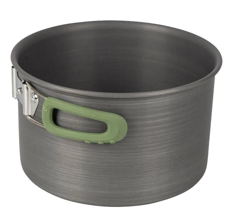 Набор посуды Bo-Camp Explorer 4 Pieces Hard Anodized Grey/Green (DAS301407) - фото 3