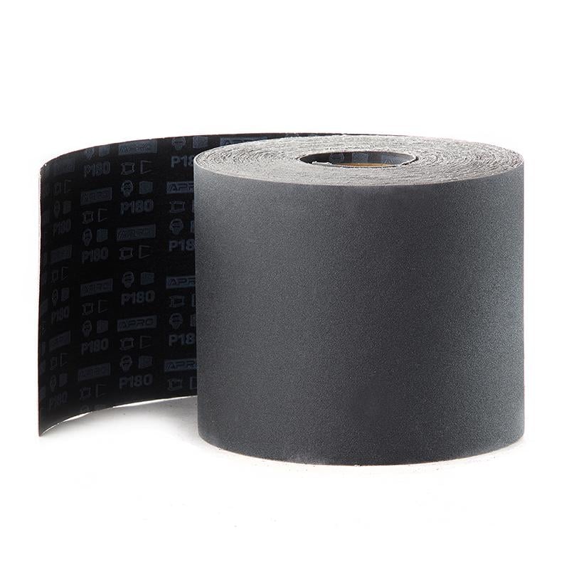 Бумага шлифовальная Apro тканевая рулон карбид кремния 200 мм x 50 м P180 (828177)