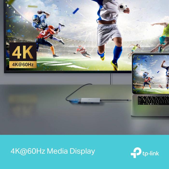 Концентратор TP-Link UH5020C 2xUSB 3.0 1xHDMI 1xUSB-C 3.0 1xUSB-C PD 100W Grey (30651623) - фото 5 Концентратор TP-Link UH5020C 2xUSB 3.0 1xHDMI 1xUSB-C 3.0 1xUSB-C PD 100W Grey (30651623) - фото 5