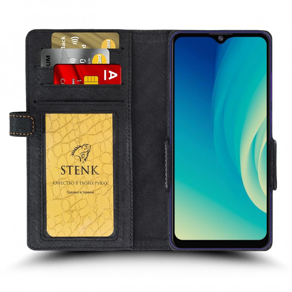 Чехол книжка Stenk Wallet для ZTE Blade A7s 2020 Черный (68333)