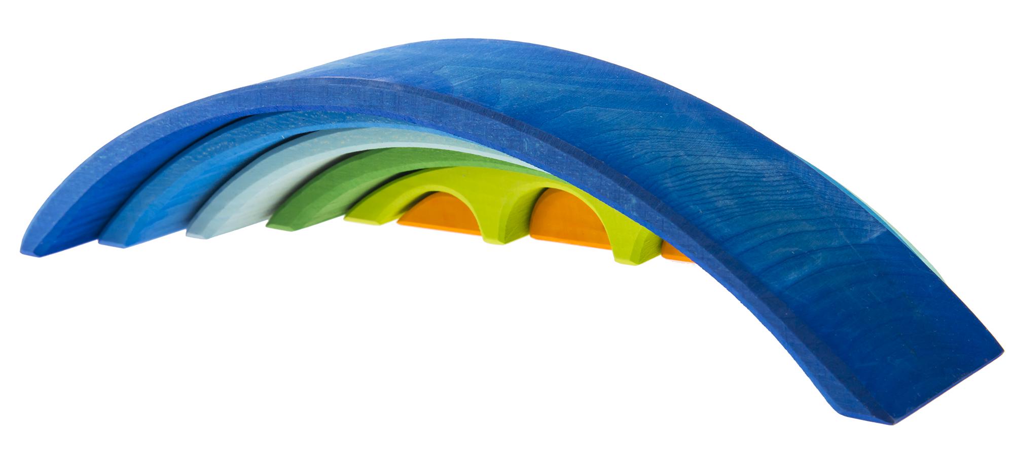 Конструктор-головоломка дерев'яний Nic Міст NIC523331 Синій (11605157) - фото 3 Конструктор-головоломка дерев'яний Nic Міст NIC523331 Синій (11605157) - фото 3