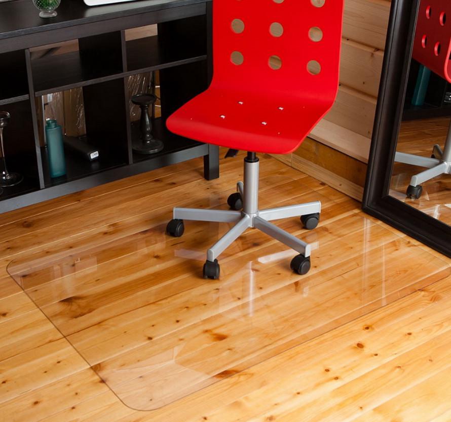 Захисний килимок під крісло з монолітного полікарбонату Poly-Frik 0,8 мм 1000х1240 мм Прозорий (ZK-08) - фото 10