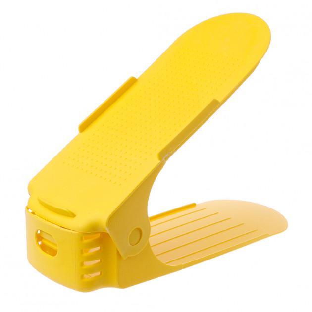 Подвійна підставка SUNROZ для взуття Жовтий (SUN2329)