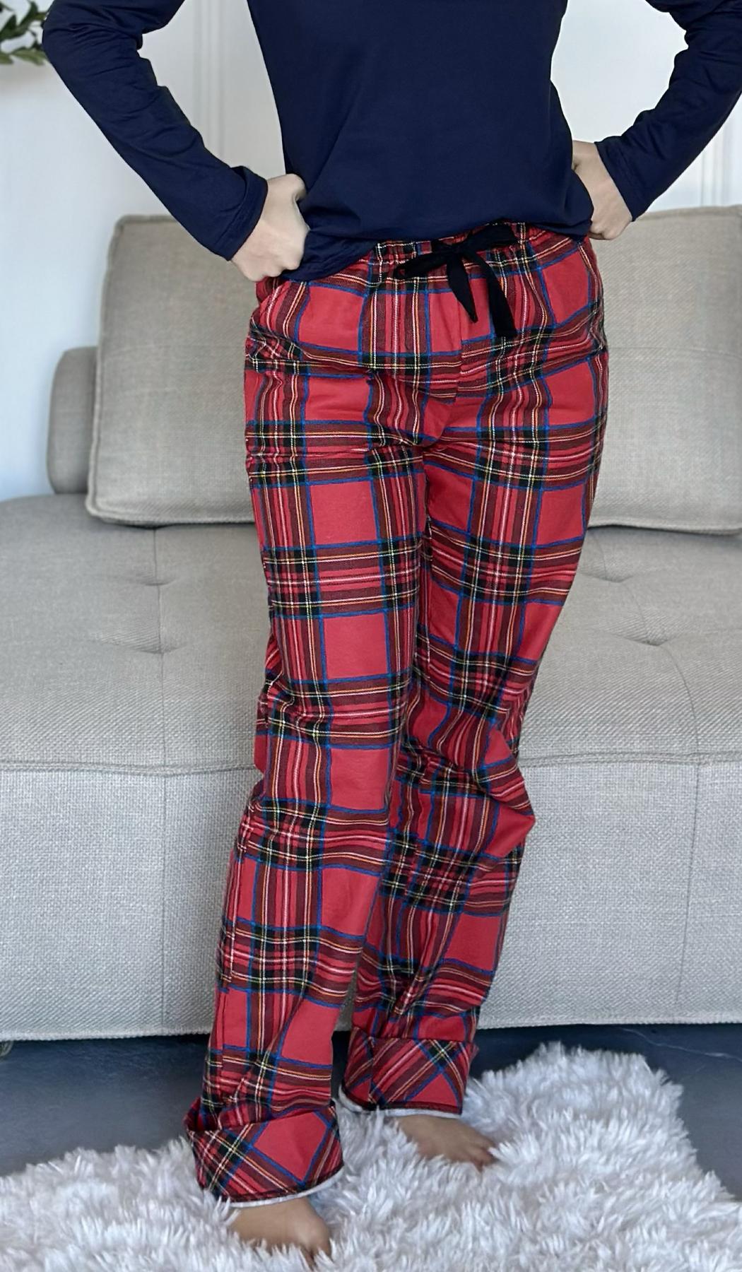Штани жіночі COSY Navera клітина L Червоно-синій (FN01/1)
