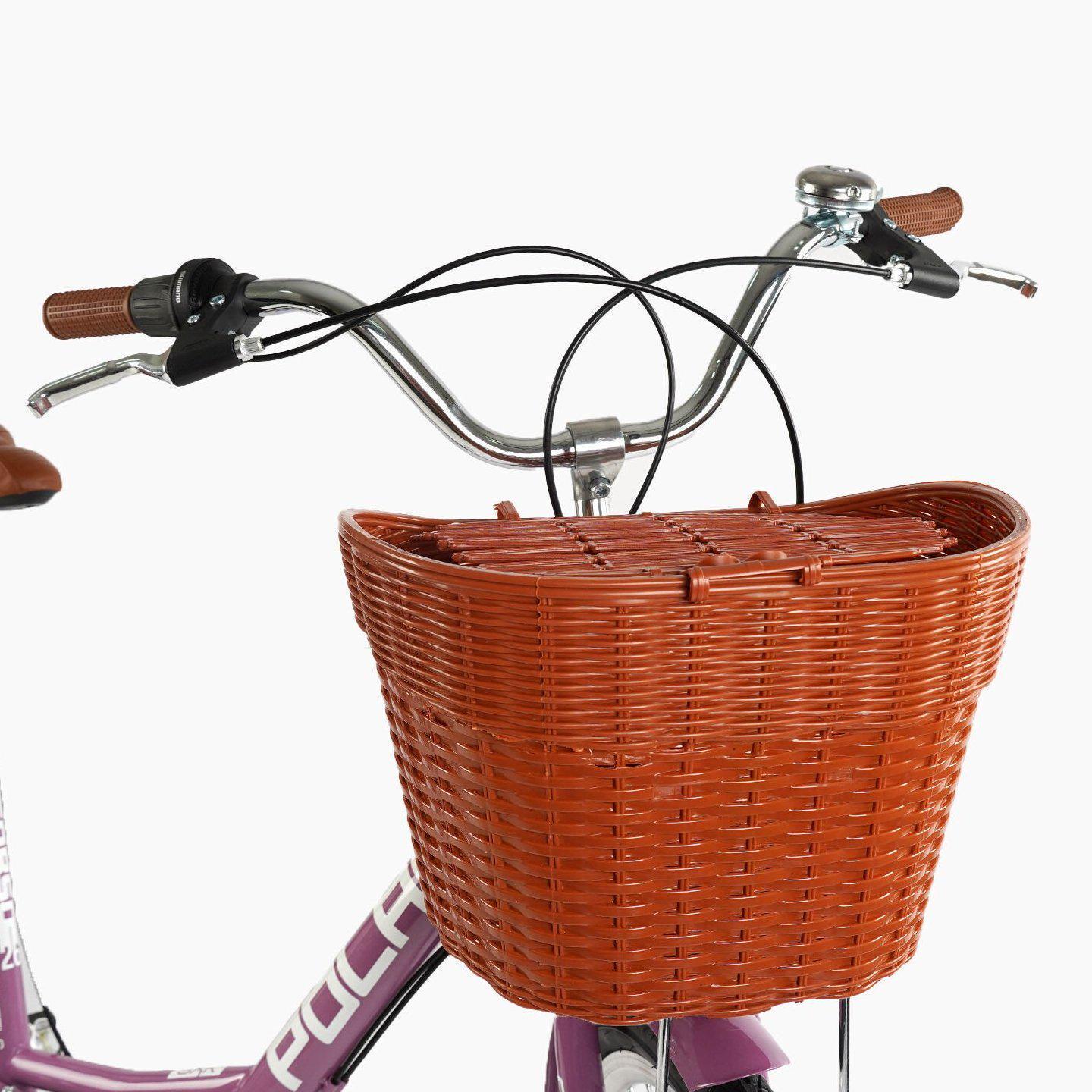 Велосипед міський Corso Polaris з кошиком та багажником рама 16,5"/26" Рожевий - фото 7 Велосипед міський Corso Polaris з кошиком та багажником рама 16,5"/26" Рожевий - фото 7