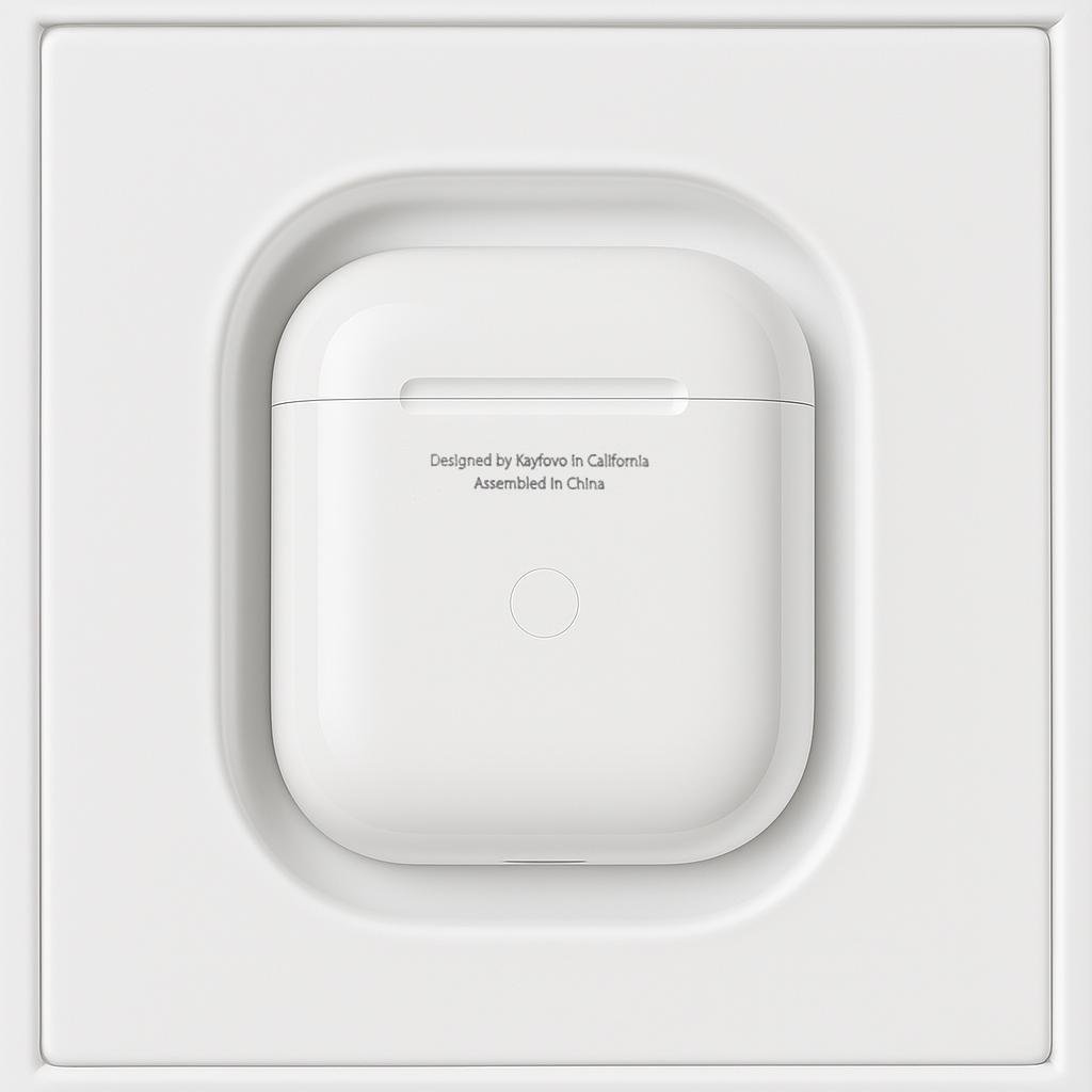 Навушники бездротові Air 2 Kayfovo USB to Lightning для заряджання (28556) - фото 3 Навушники бездротові Air 2 Kayfovo USB to Lightning для заряджання (28556) - фото 3