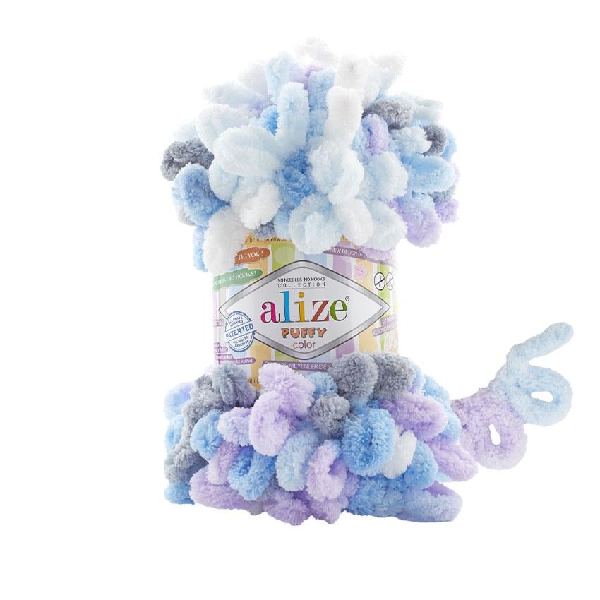 Пряжа Alize Puffy Color 6524 Пряжа Alize Puffy Color 6524