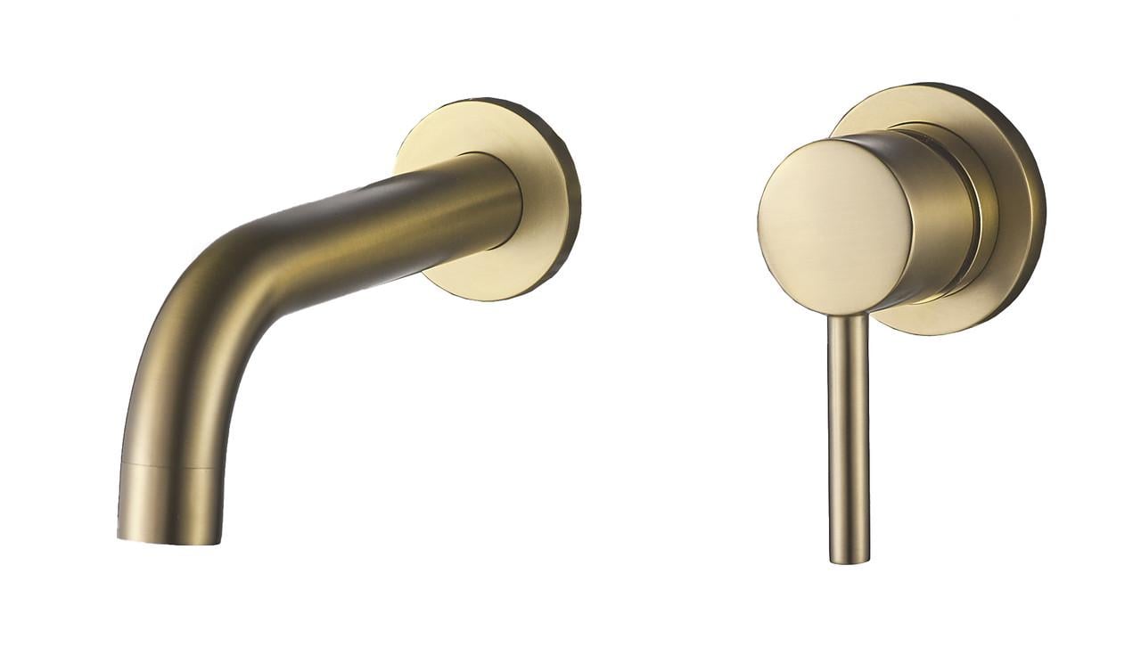 Змішувач для раковини VBI MILANO BRUSHED прихованого монтажу Gold (2810366250)