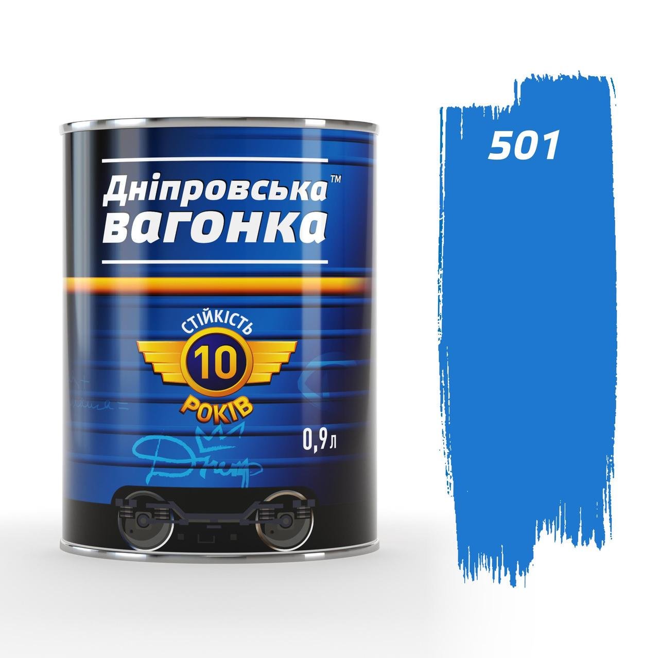 Краска Дніпровська вагонка ПФ-133 0,9 л Голубой (961816810)
