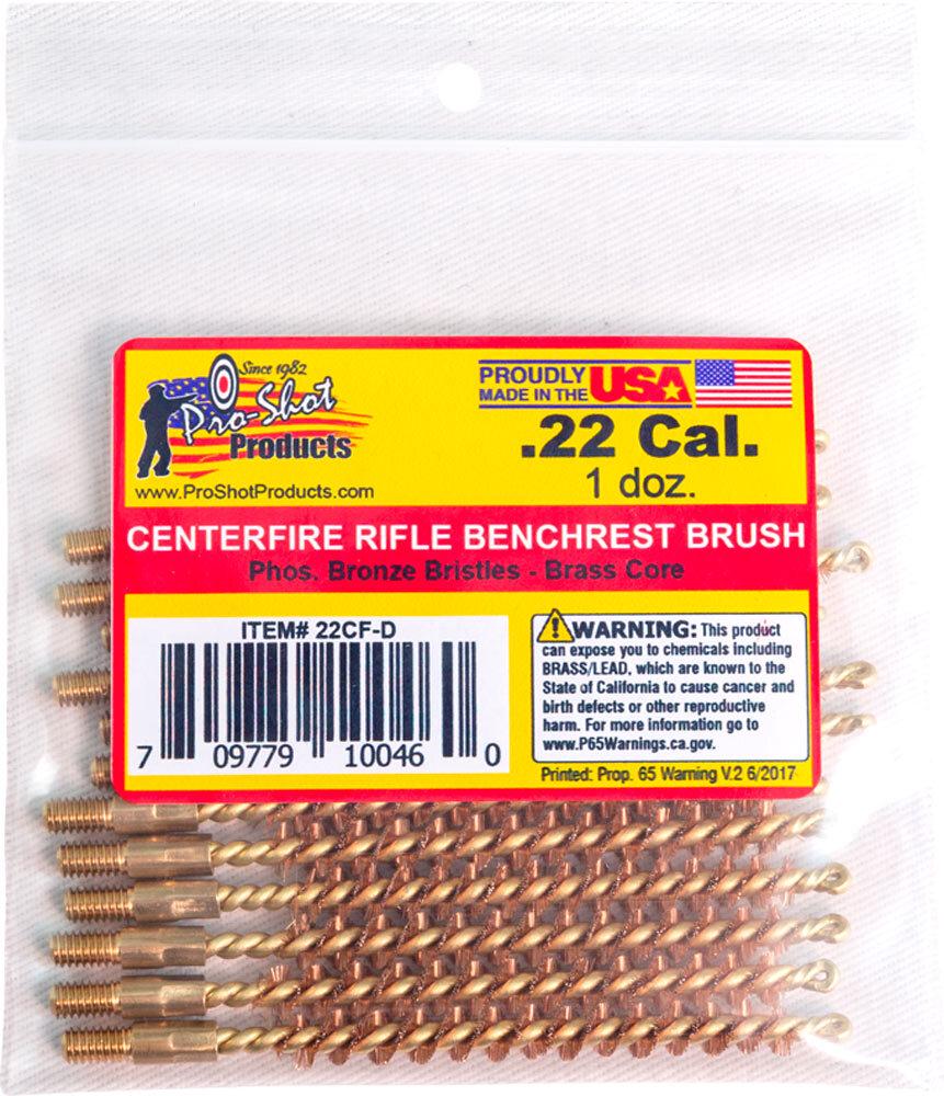 Набор ершиков Pro-Shot для карабинов калибра 22 бронзовый 8/32 M 12 шт./уп. (6200001713)