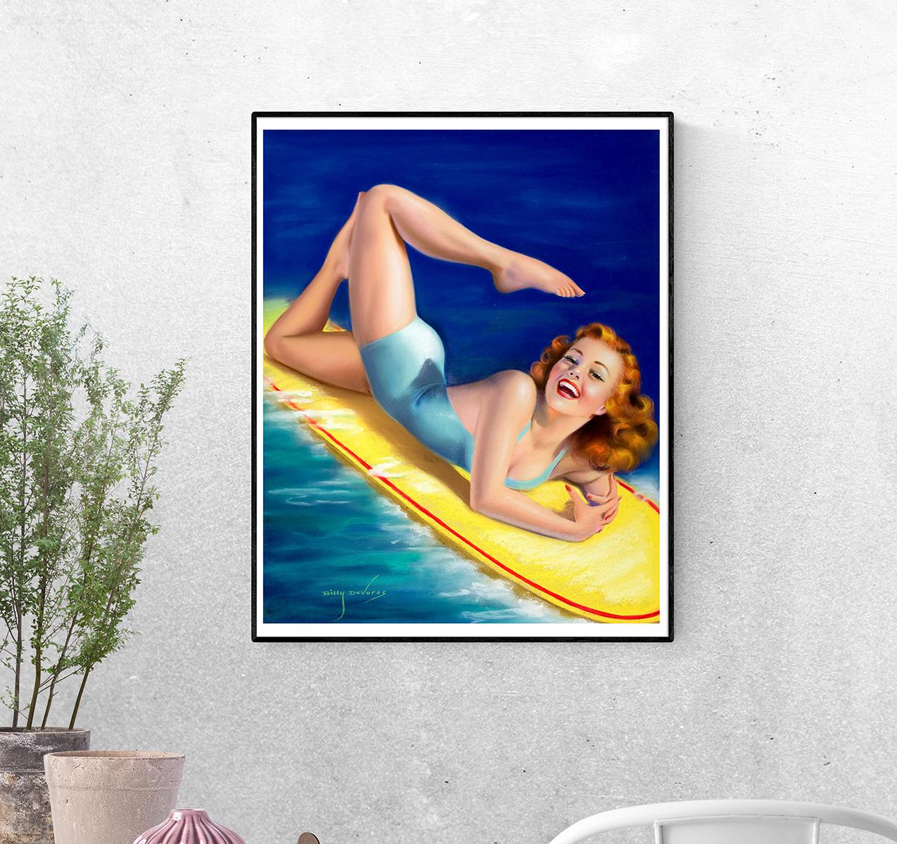 Постер Это не моя вина, что ты думал. Билли де Ворсс формат А-0 (pin_up010058_Poster)