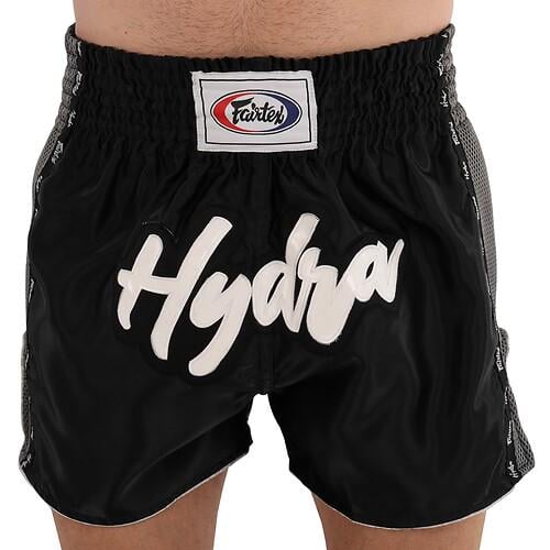 Шорты для тайского бокса и кикбоксинга FAIRTEX BO-324 XL Черный (35458478)