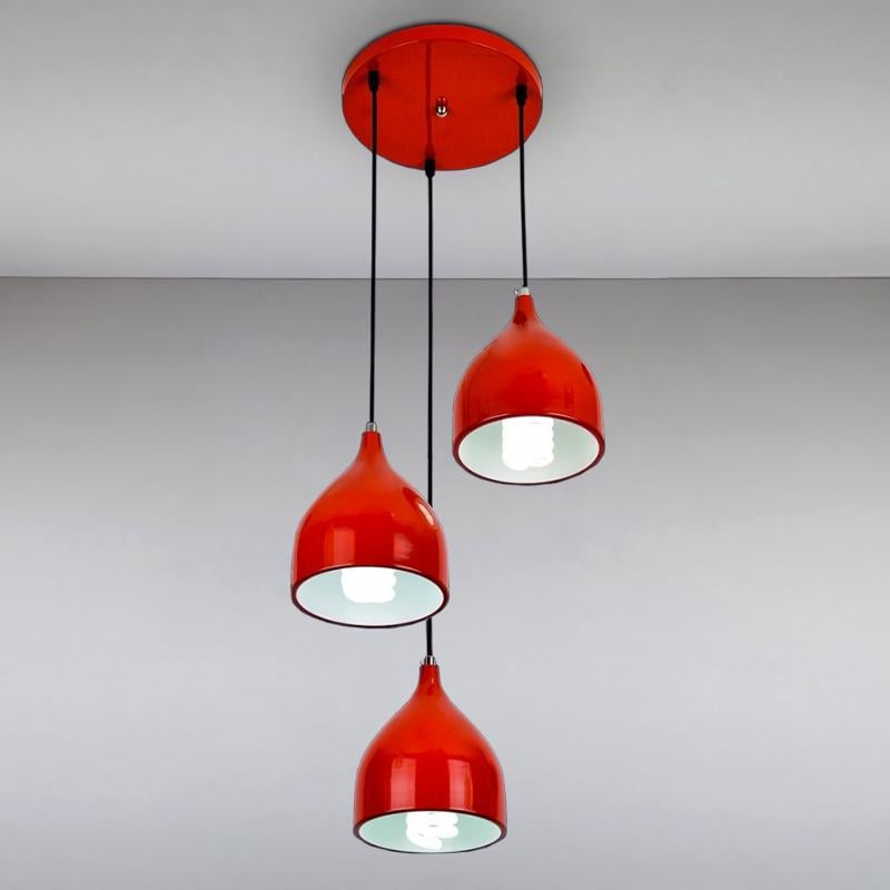 Люстра подвесная Light House LS-13225-3 RED Красный (9101)