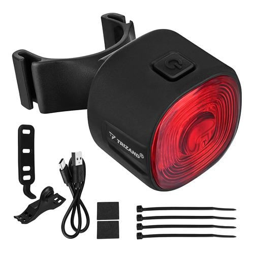 Задняя велосипедная лампа TRIZAND 27562 LED USB-C IP66 Красный
