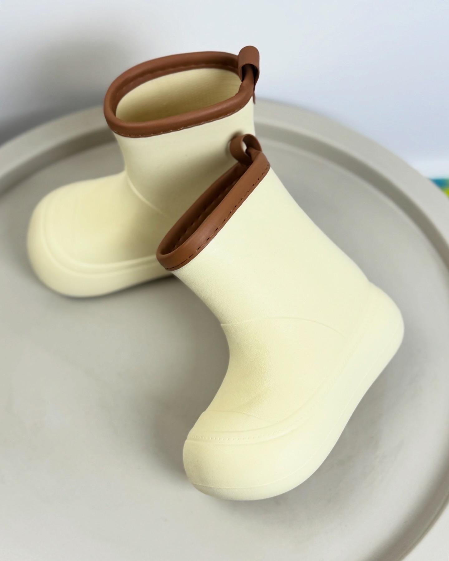 Чоботи дитячі гумові 1504 р. 26-27 Бежевий (31915831)