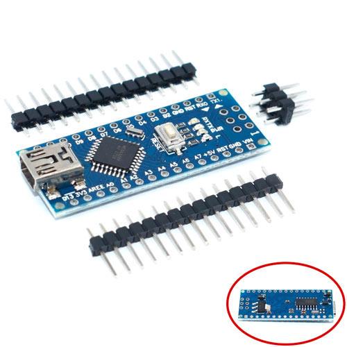 Плата мікроконтролера Arduino Nano V3.0 AVR ATmega328 P-20AU CH340 (312683) - фото 2