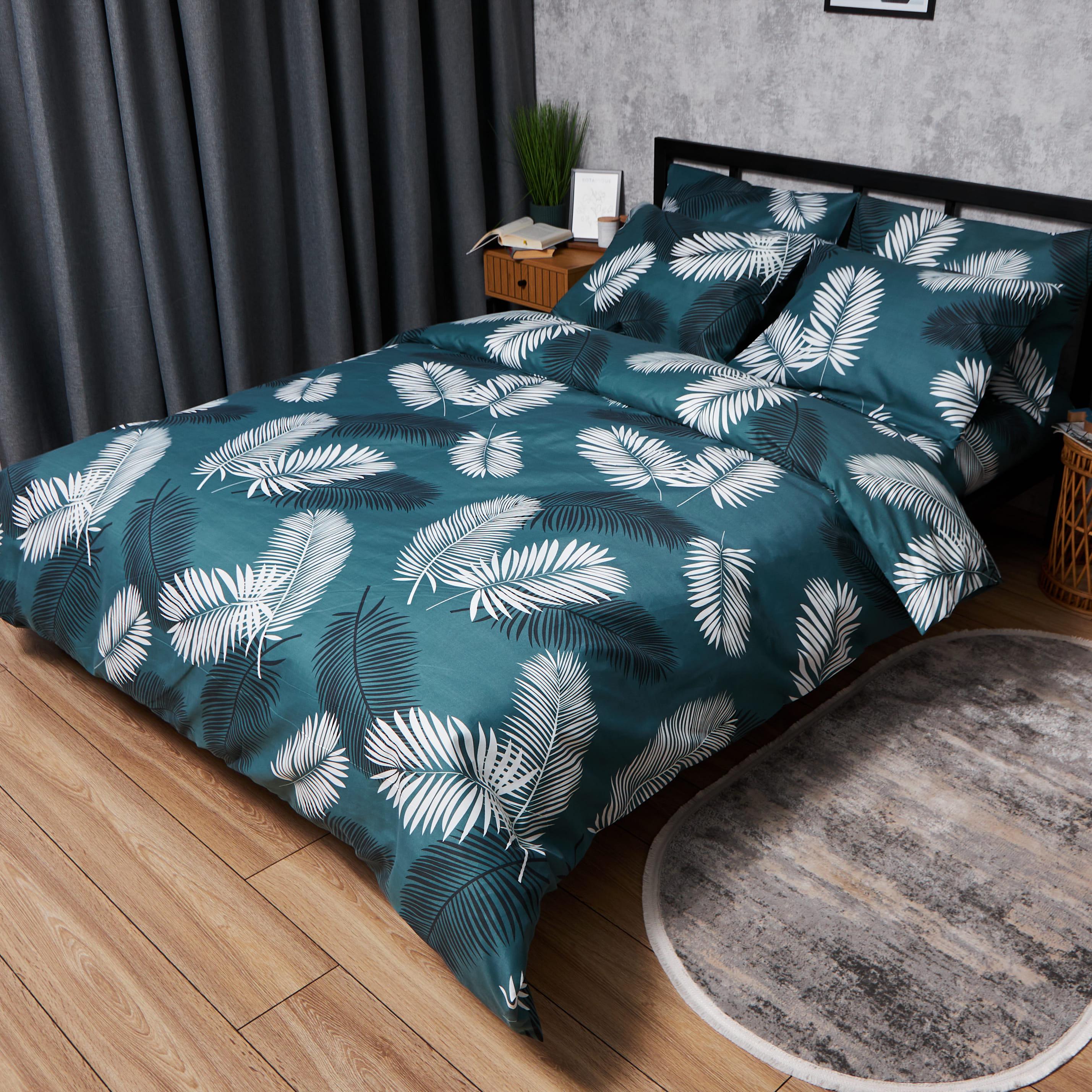 Пододеяльник Moon&Star Microsatin Premium Green Oasis полуторный 143x210 см (MS-870000865)