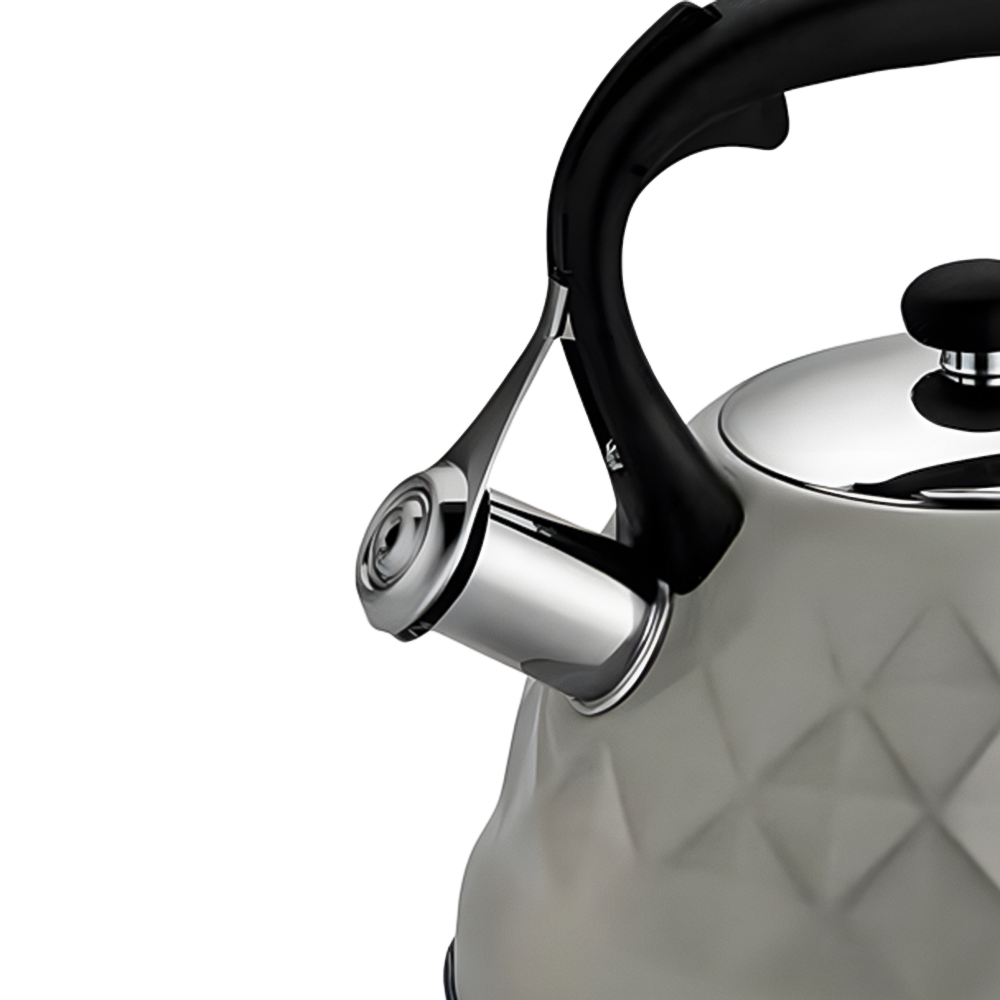 Чайник для плити зі свистком капсульне дно нержавіюча сталь 3 л Сірий (03-MH-5178) - фото 9 Чайник для плити зі свистком капсульне дно нержавіюча сталь 3 л Сірий (03-MH-5178) - фото 9