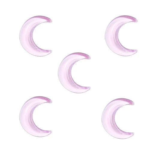 Шармы для ногтей Полумесяц 5 шт. 7х7 мм Фиолетовый (0114751)