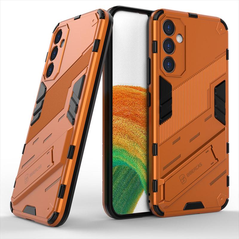 Защитный чехол BIBERCAS для Samsung Galaxy A04s A047 (с подставкой) Orange (31141-2C)