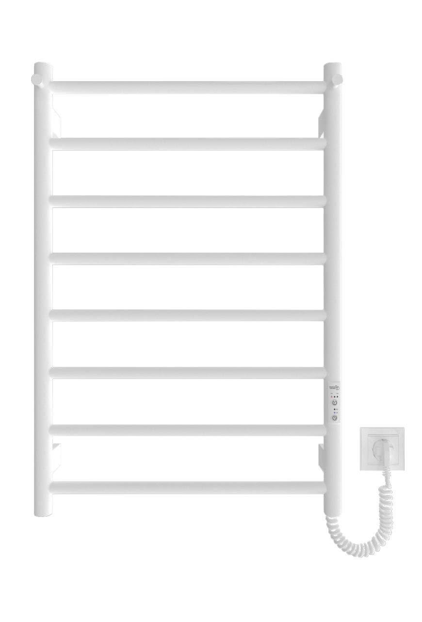 Рушникосушка електрична Ardesto Classik TR K 100 Вт з гачками та таймером Білий матовий (3.15.050409.WM)