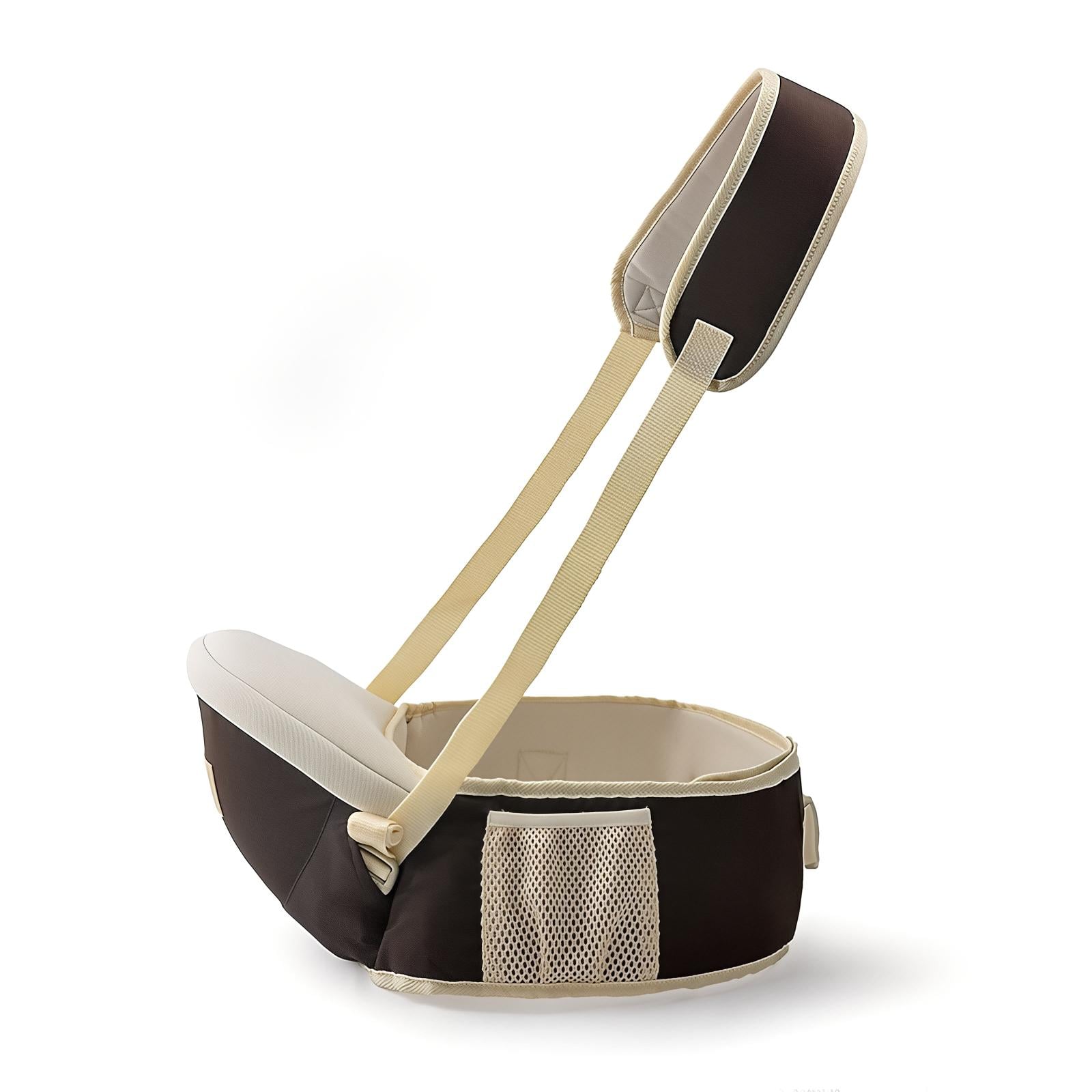 Хипсит-переноска с плечевым ремнем AINOMI от 3 до 36 мес. до 15 кг Коричневый (HIPKOR-BRN-1447)