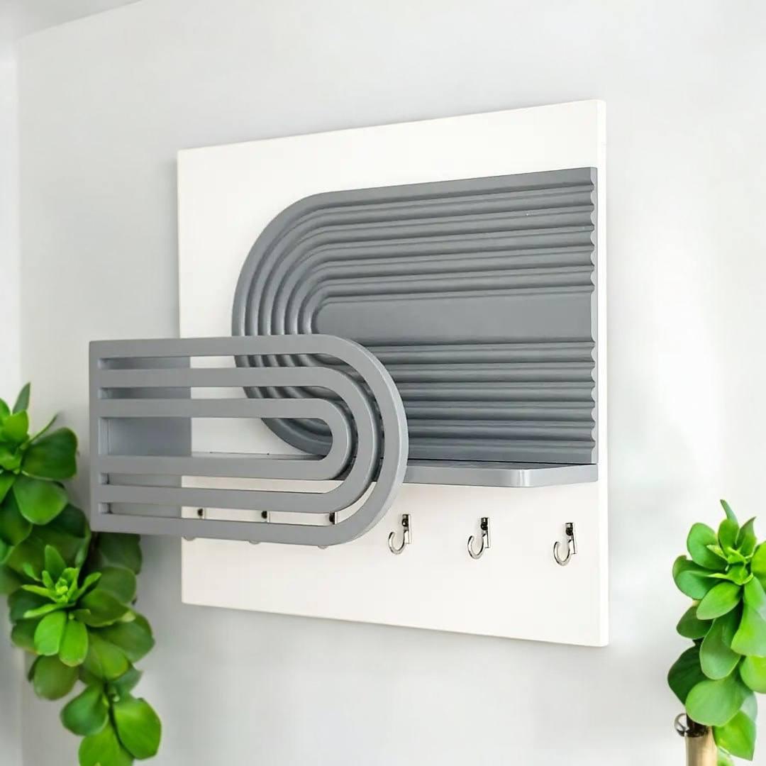 Ключниця настінна з поличкою (444008) - фото 3 Ключниця настінна з поличкою (444008) - фото 3