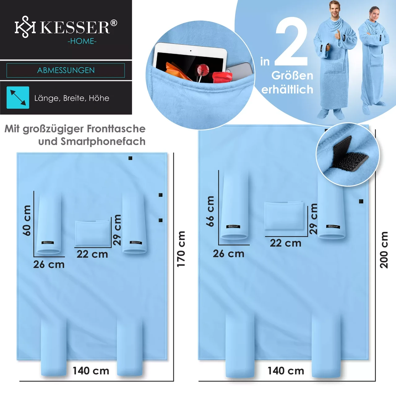 Ковдра-плед KESSER 200x140 см (225262457139bl-200x140) - фото 8 Ковдра-плед KESSER 200x140 см (225262457139bl-200x140) - фото 8