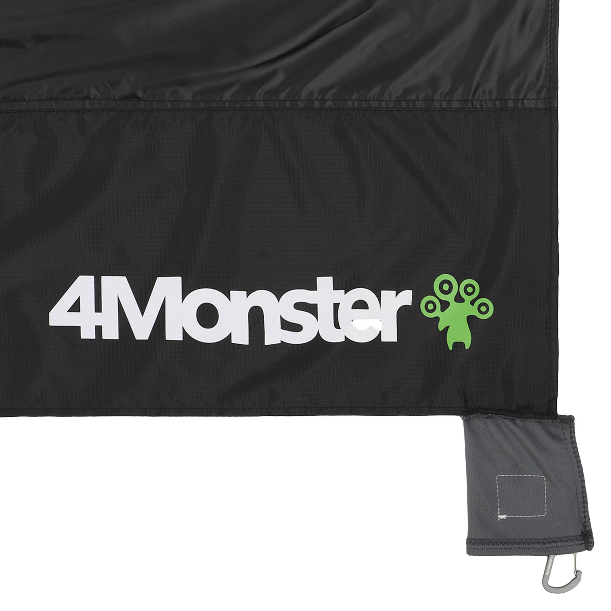 Ковдра для пікніка 4Monster Ultra-Compact Pocket Blanket Чорний (T-PBL-160) - фото 3