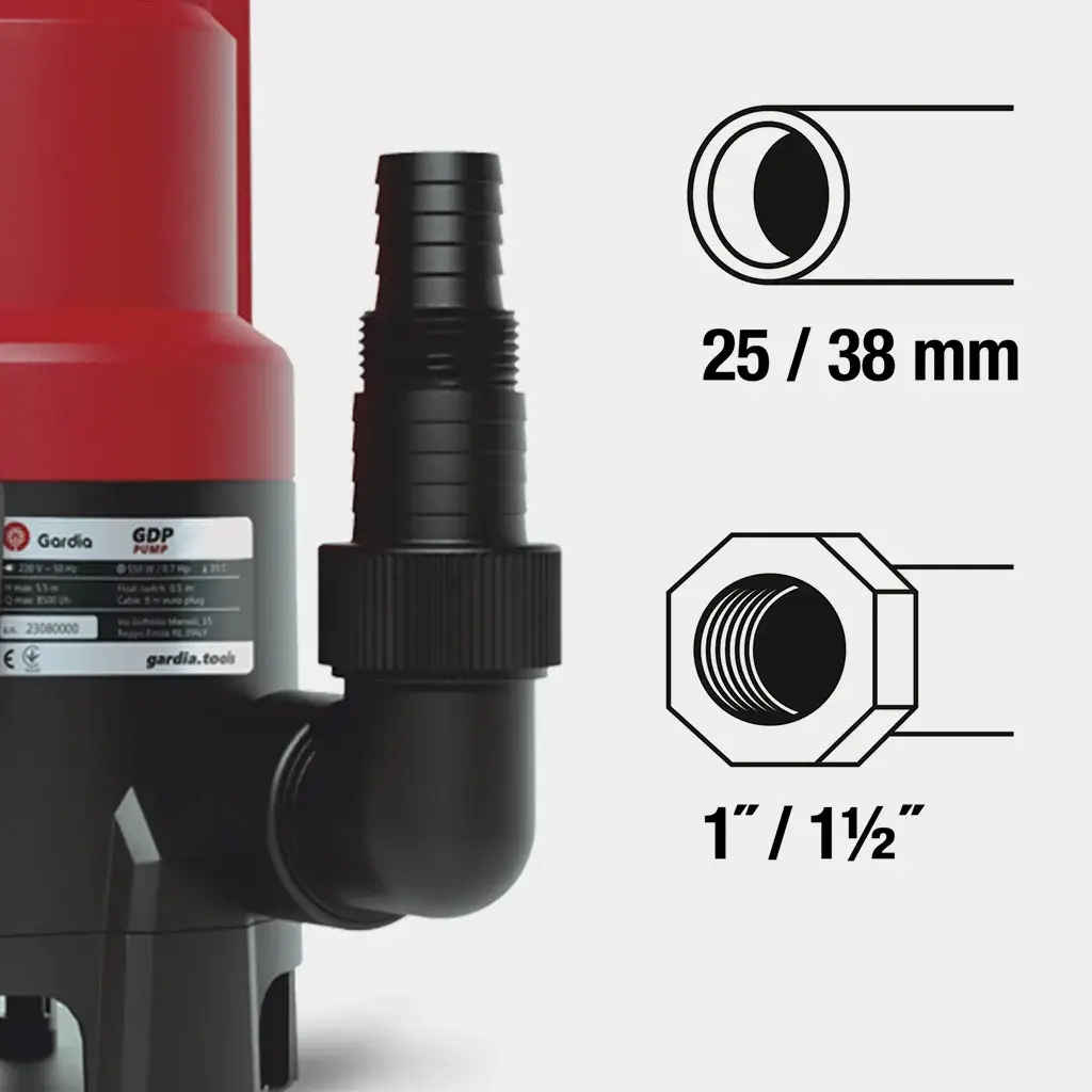 Дренажний насос Gardia GDP-750 - фото 6 Дренажний насос Gardia GDP-750 - фото 6