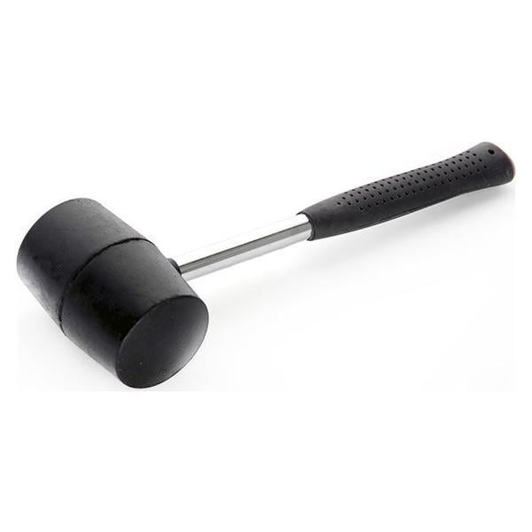 Киянка гумова Сила з металевою рукояткою 340 гр Чорний (320171)