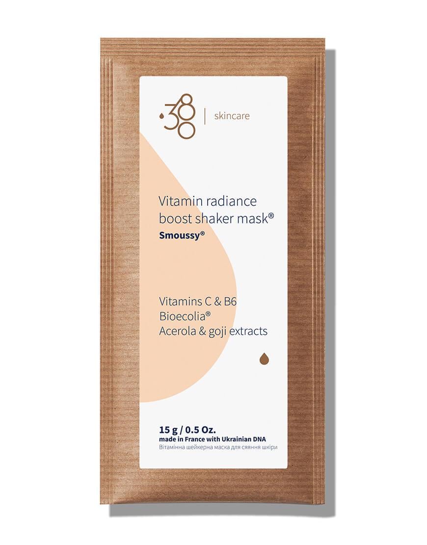 Маска для сяяння шкіри шейкерна SKINCARE Vitamin Radiance Boost shaker mask 380 15 г