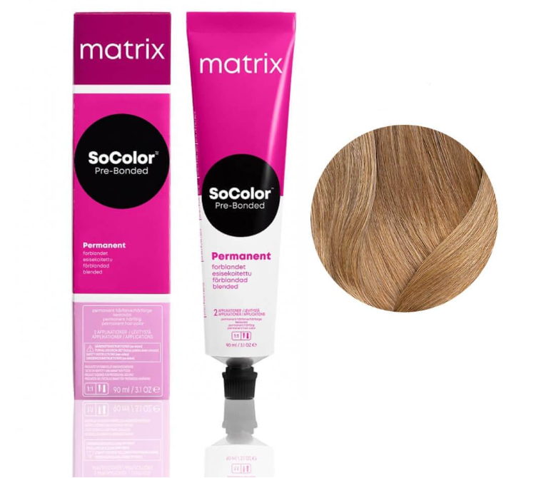 ᐉ Крем-краска для волос Matrix SoColor Pre-Bonded стойкая 90 мл 8N ...
