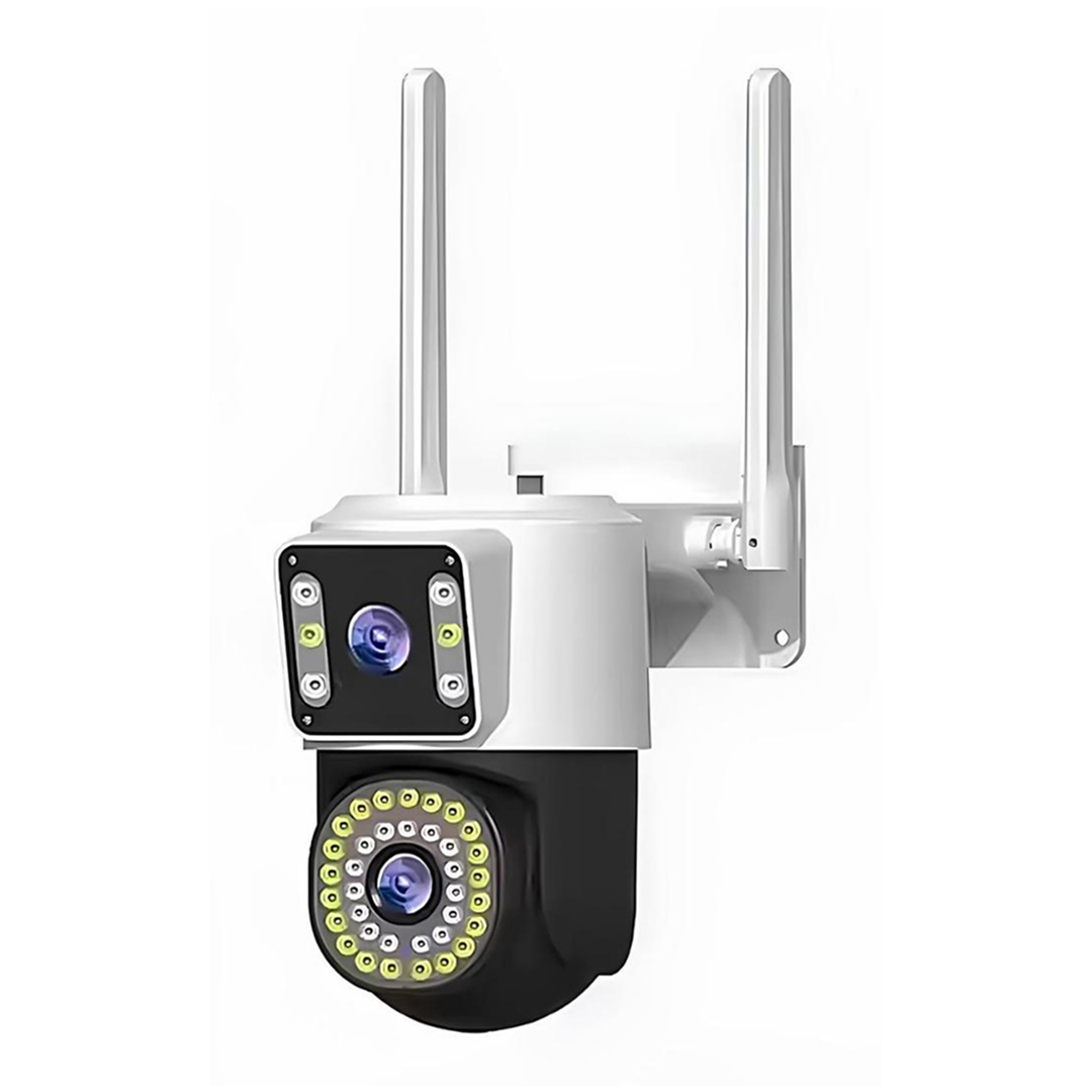 Камера IP уличная с аккумулятором и двойным объективом XON E-Tech SmartCam Wi-Fi 8000mAh Solar 1080P Белый (KCBSW22VW 3732)