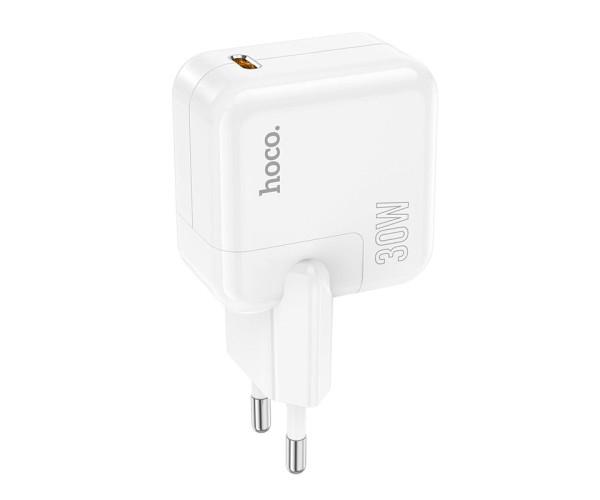Пристрій зарядний мережевий Hoco C112A Advantage PD30W/QC3.0 White