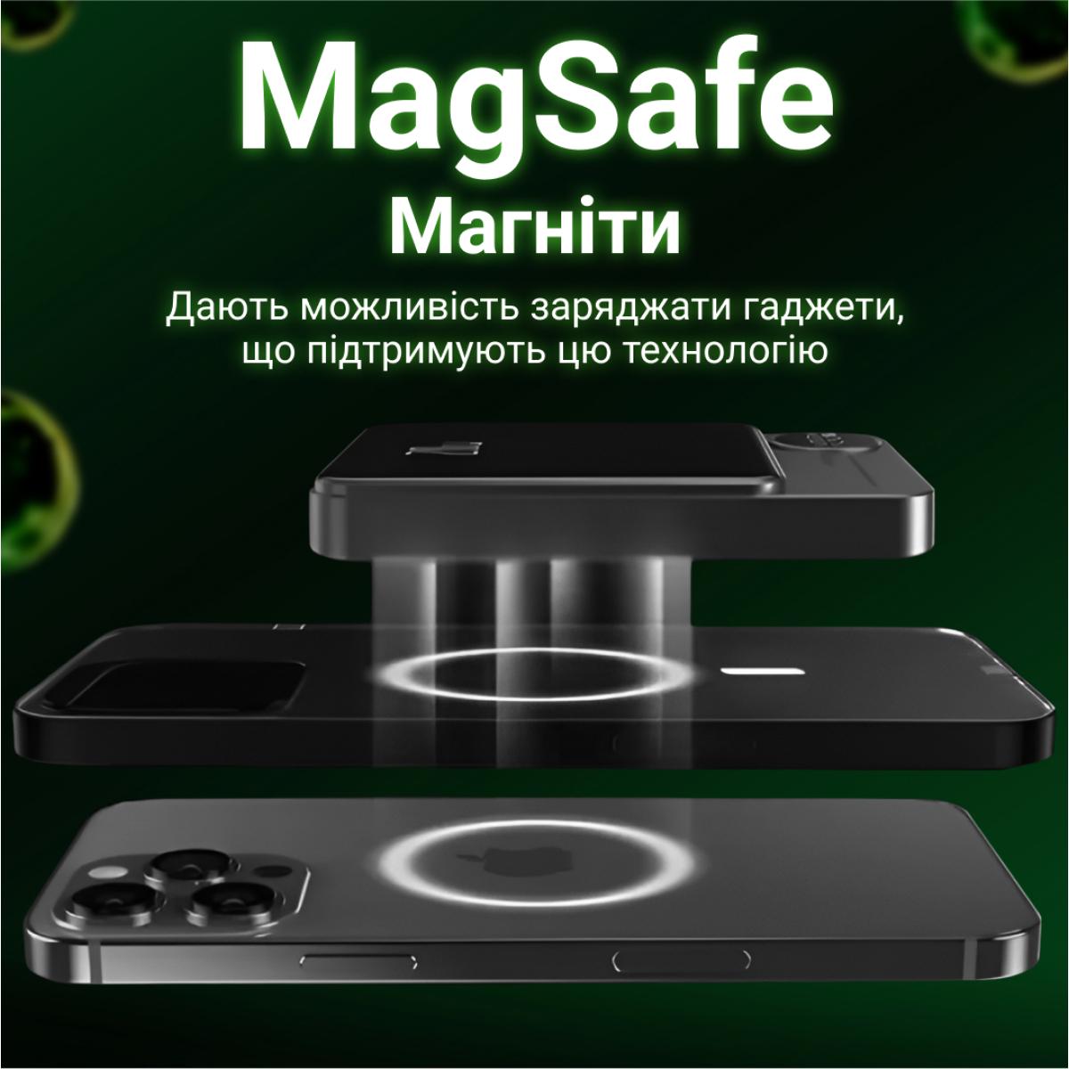 Повербанк 5000 mAh з бездротовою зарядкою USB-C/USB-A (20973064) - фото 3