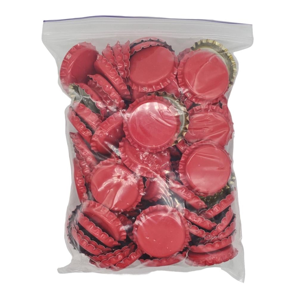 Пробки для стеклянных бутылок 26 мм 100 шт. Красный - фото 1 Пробки для стеклянных бутылок 26 мм 100 шт. Красный - фото 1