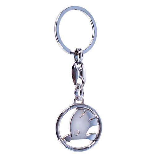 Брелок металлический Skoda (Металл деш, SK)