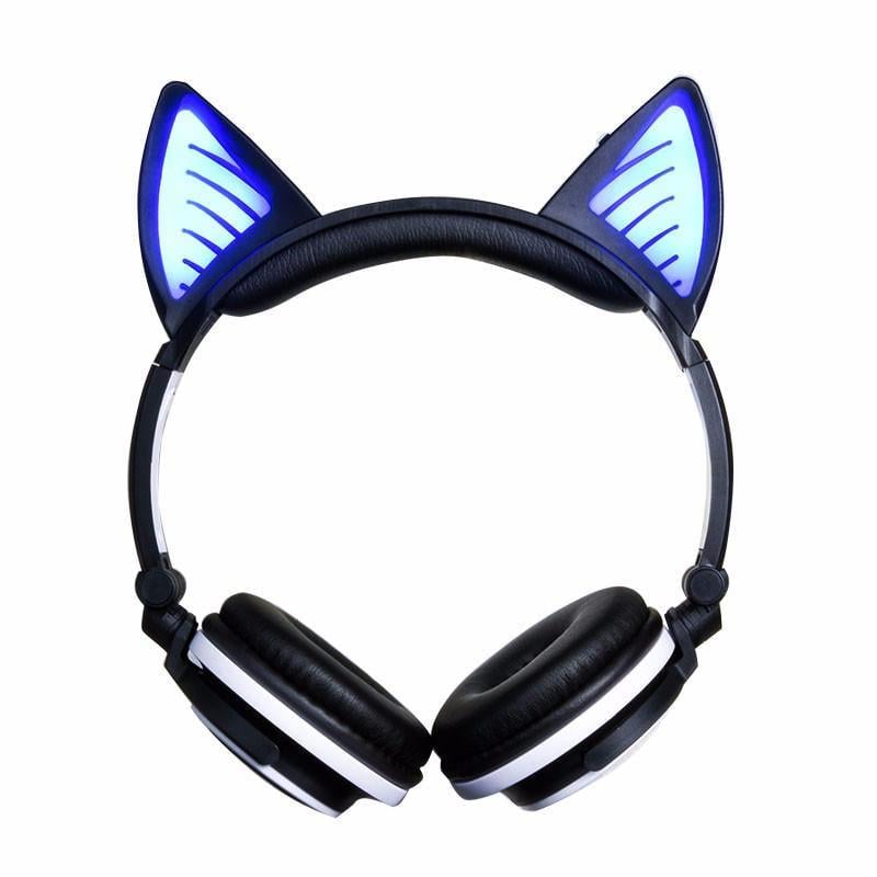 Наушники LINX BL108A Bluetooth с ушками LED Черный (SUN0479)