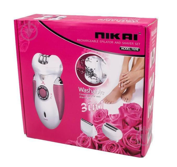 Эпилятор Nikai 7698  3 в 1 (hub_np2_1562) - фото 6