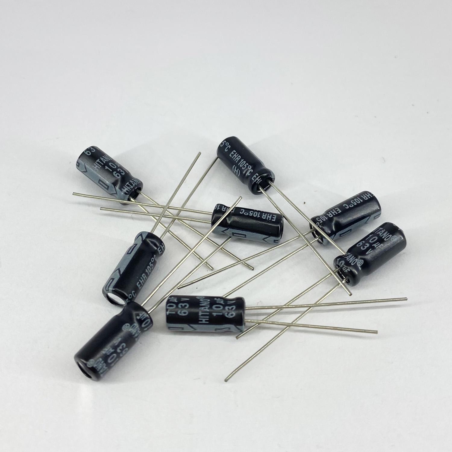 Электролитические конденсаторы HITANO 10 мкф 63V 5x11 мм 105 °C (5251)