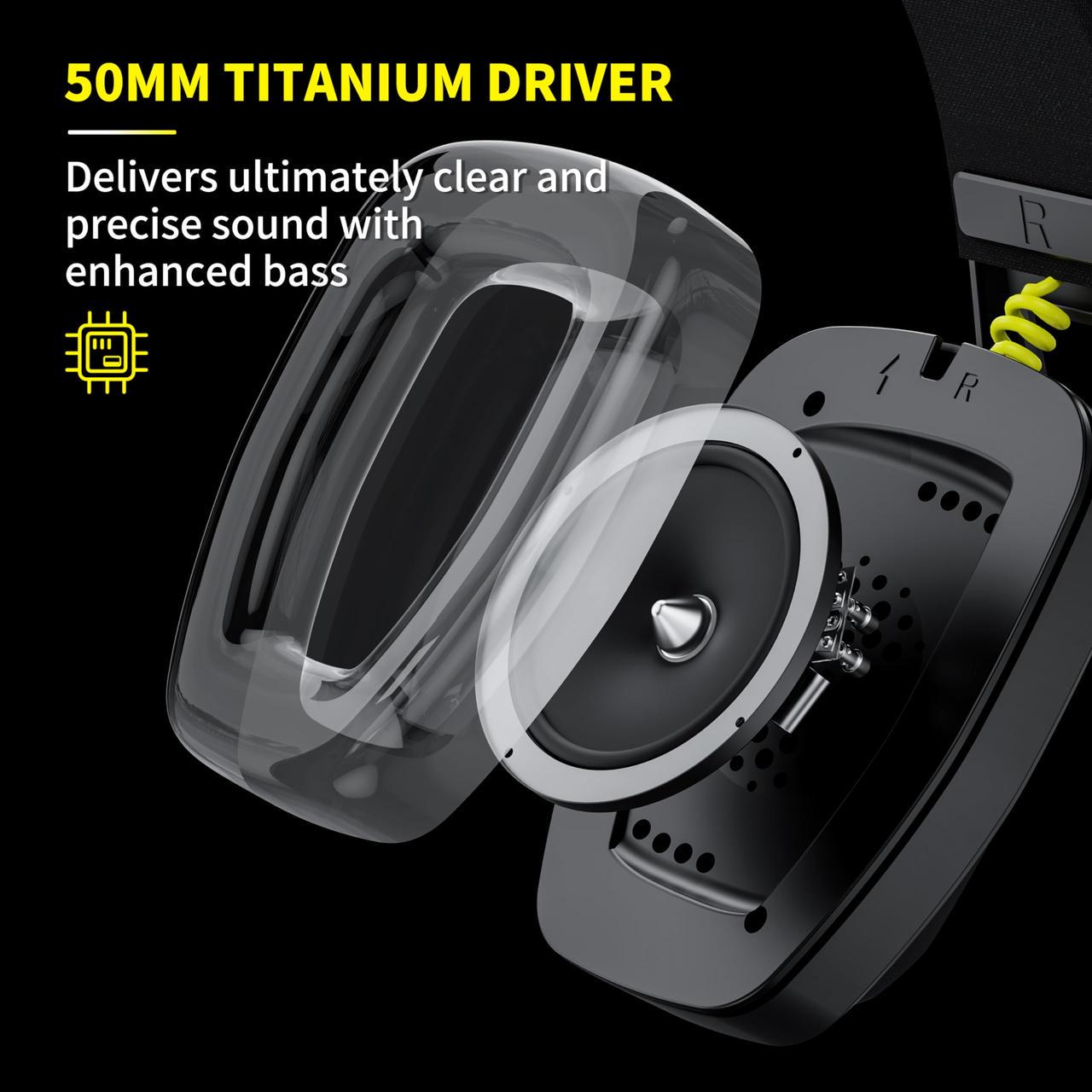 Навушники геймерські BINNUNE BW06 2,4GHz бездротові (2534012945) - фото 4