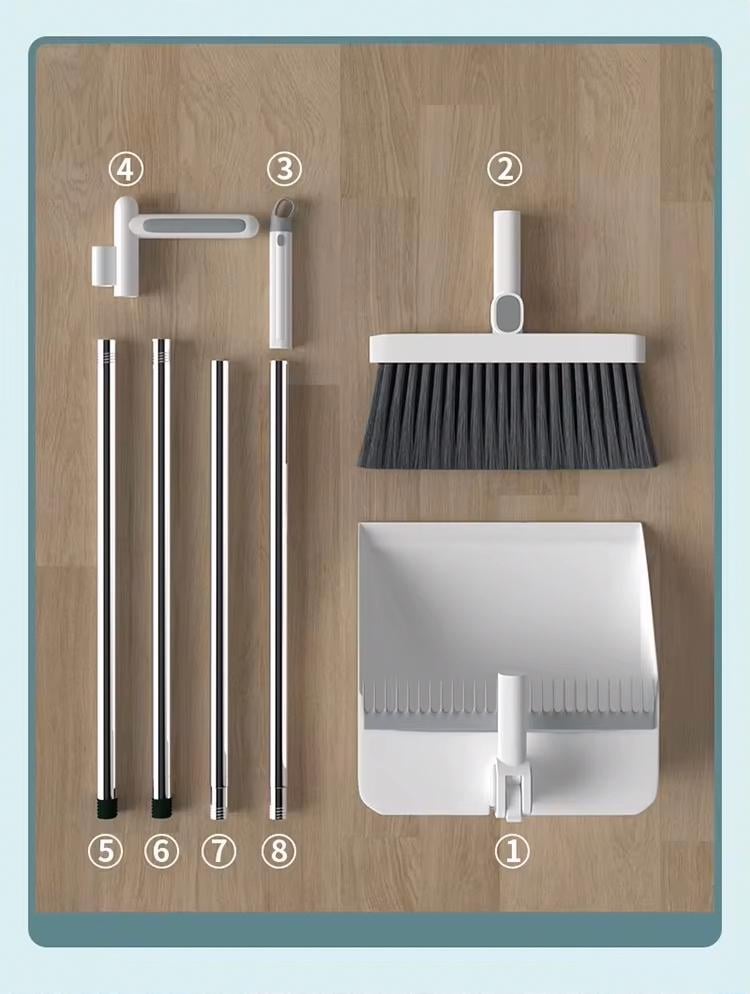 Совок с щеткой из нержавеющей стали TL-HC03 Белый (TL-HC03W) - фото 4 Совок с щеткой из нержавеющей стали TL-HC03 Белый (TL-HC03W) - фото 4