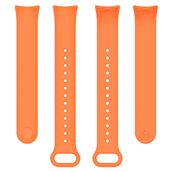 Ремінець CDK для Xiaomi Mi Smart Band 9 Silicone Sport Band Orange (015812) - фото 2