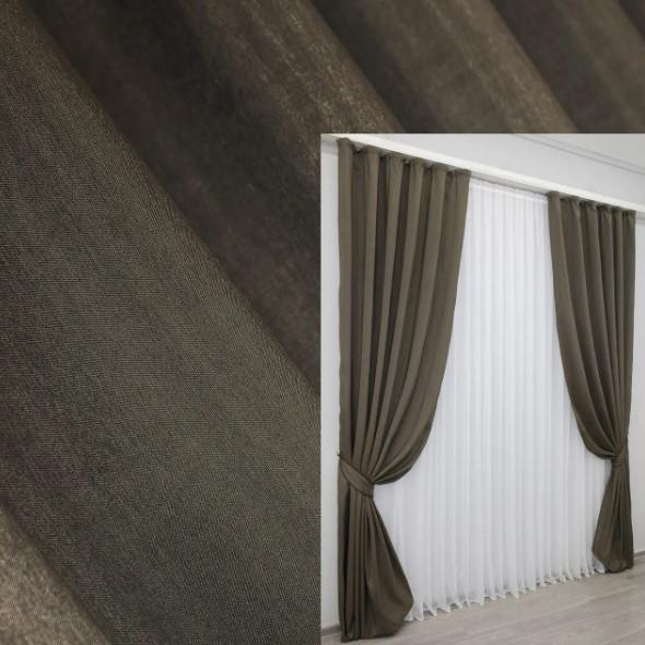 Тканина для штор Ibiza жаккард Молочний шоколад (1199ш) - фото 5 Тканина для штор Ibiza жаккард Молочний шоколад (1199ш) - фото 5