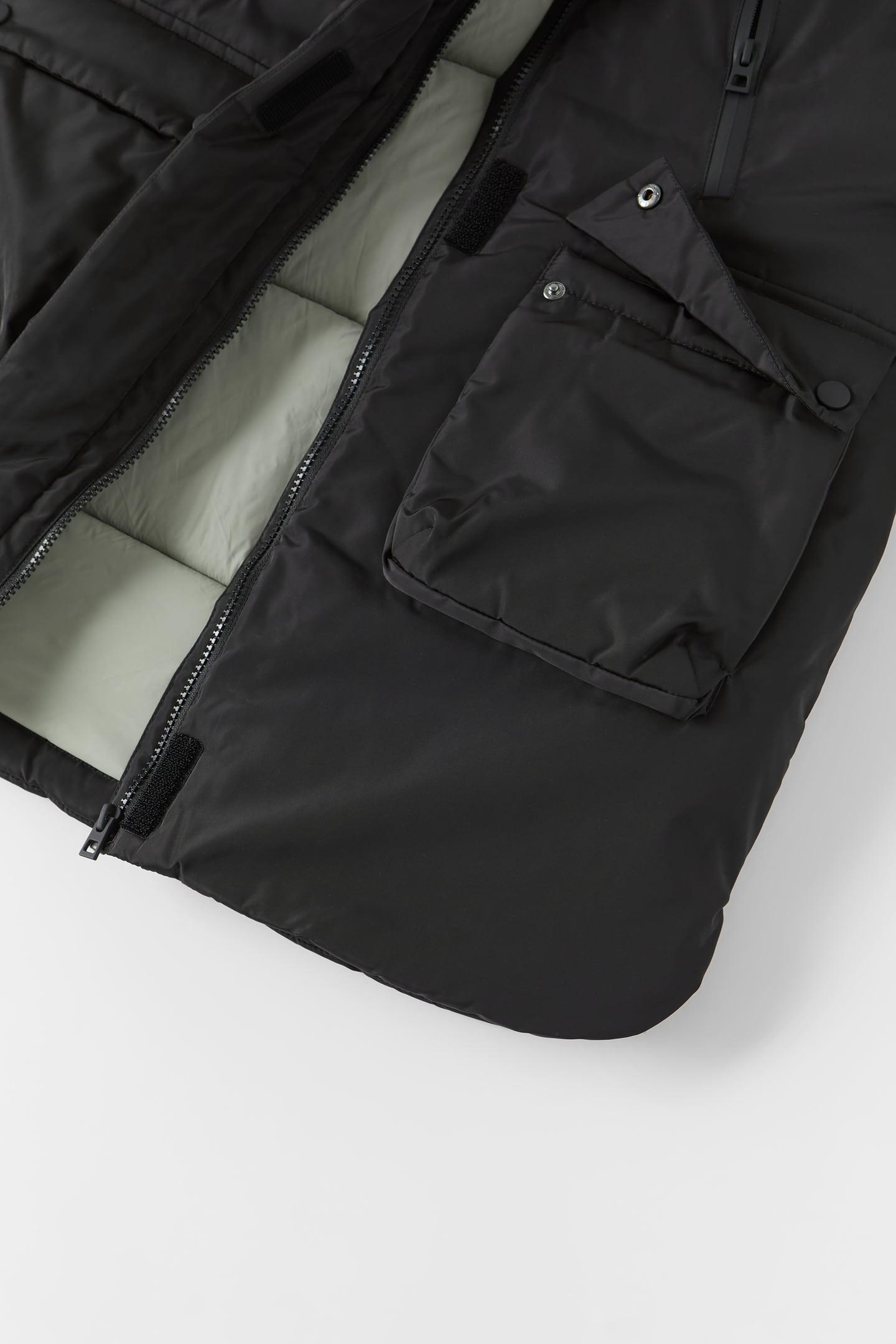 Куртка зимова дитяча Zara для дівчинки 116 см Black (562735800) - фото 4 Куртка зимова дитяча Zara для дівчинки 116 см Black (562735800) - фото 4