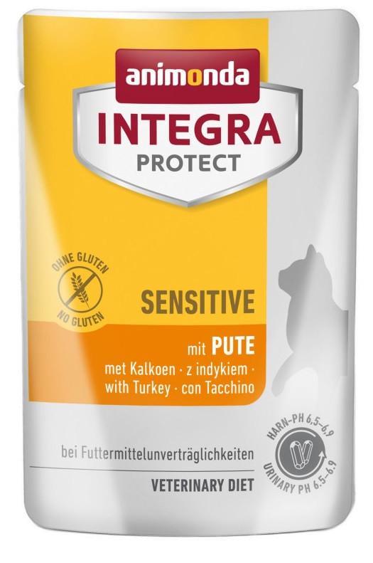 Корм влажный для кошек Integra Protect Sensitive with Turkey с пищевой непереносимостью индейка и рис 85 г (2528311839)