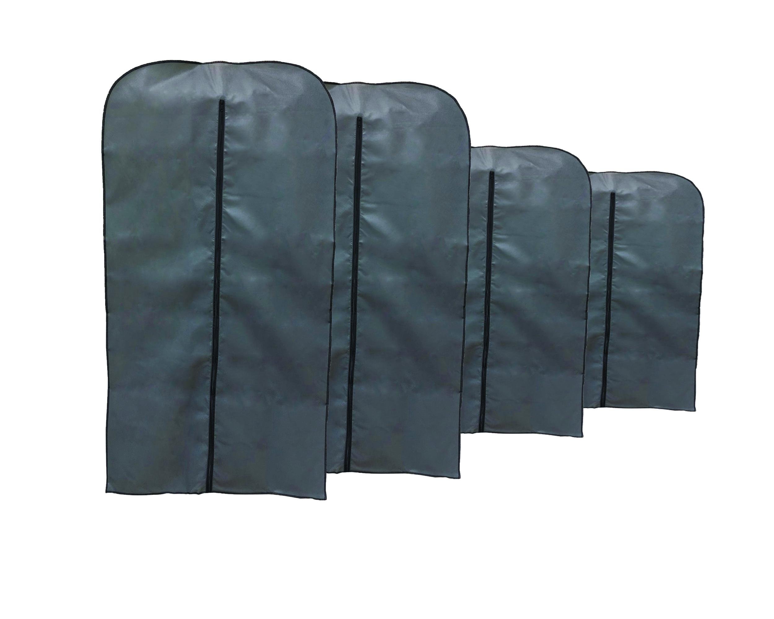 Набор чехлов для одежды 4 шт. 60х90/60х120/60х140/60х160 см Серый (2855870)