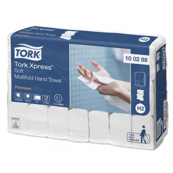 Листовые полотенца Tork Multifold супер мягкие 110 листов 2 слоя (03461)